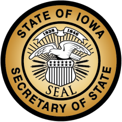 Iowa Secretary of State Seal